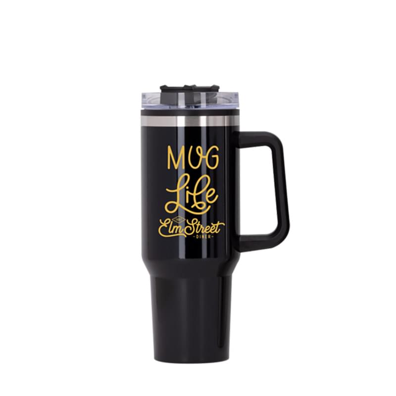 Behemoth 40 oz. Hugo Plastic Interior Stainless Steel Travel Mug