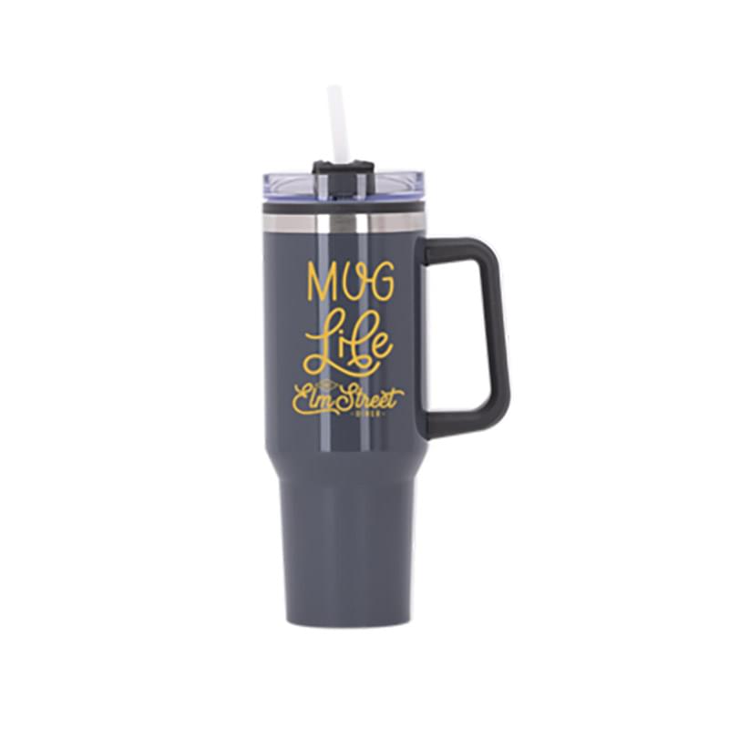 Behemoth 40 oz. Hugo Plastic Interior Stainless Steel Travel Mug