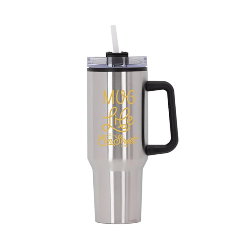 Behemoth 40 oz. Hugo Plastic Interior Stainless Steel Travel Mug