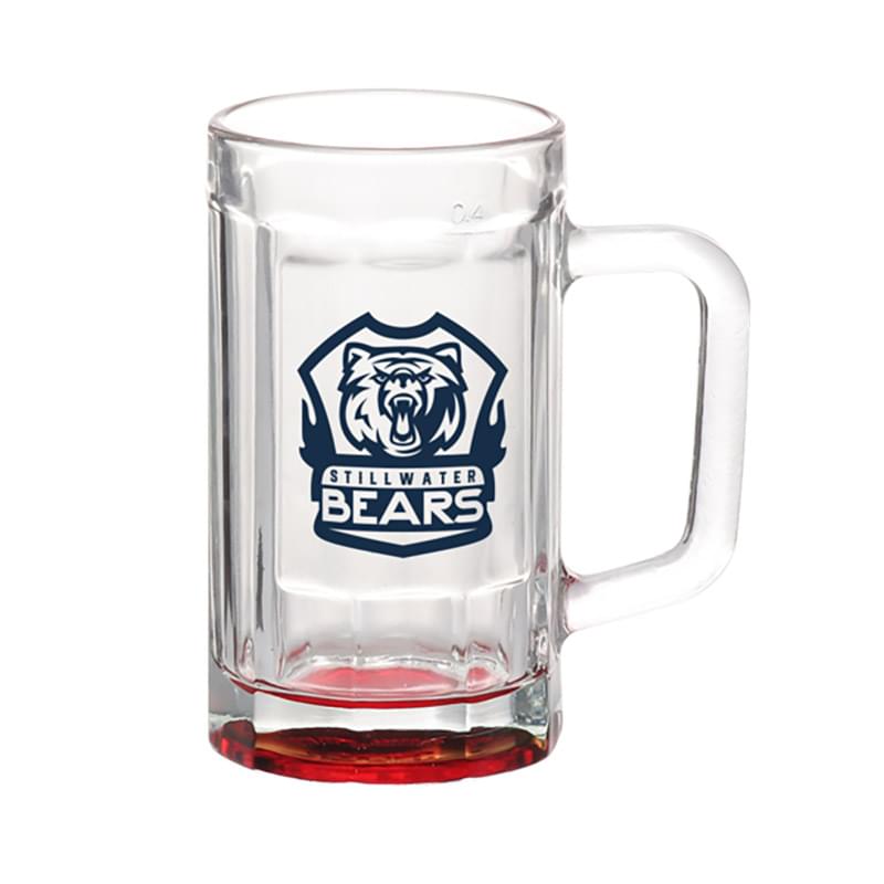 Chug 15 oz. Sports Fan Glass Beer Mug