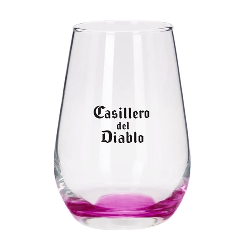 Tipsy 16 oz Vaso Silicia Stemless Wine Glass