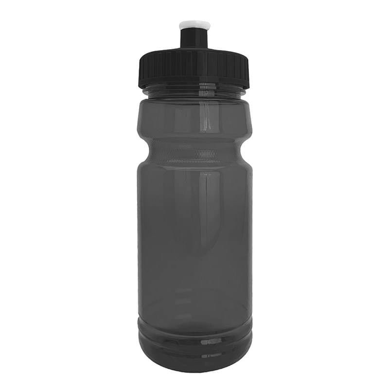 Cycle 24oz Recycled Transparent Bike Bottle w/Push-Pull Lid