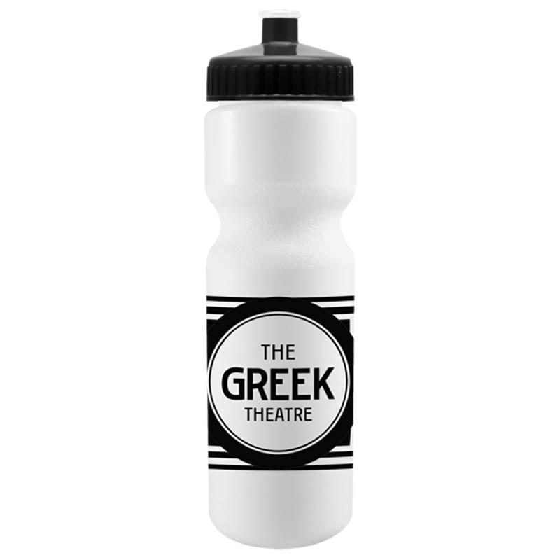 Cyclo-Cross 28oz Bike Bottle - White w/Push-Pull Lid