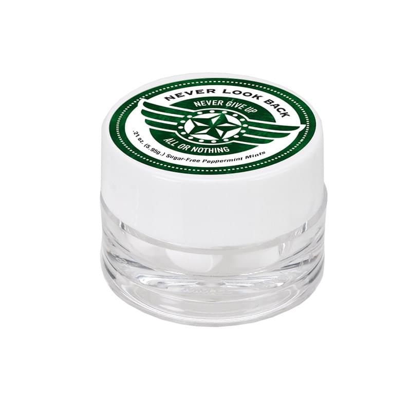 1" x 1 1/2" Single Jar Cap with Mints