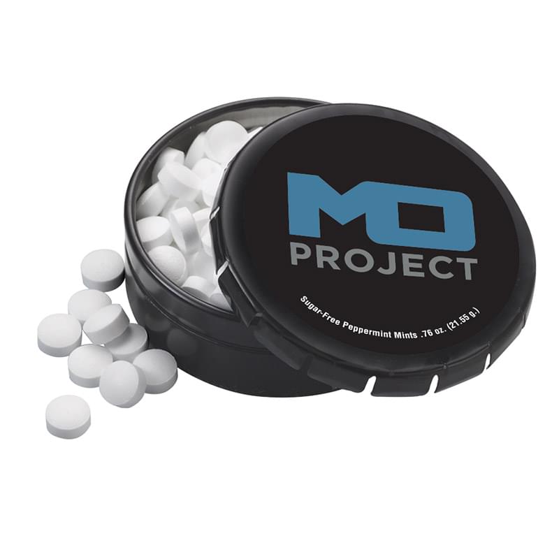 2 1/8" Large Round Push Tin with Mints