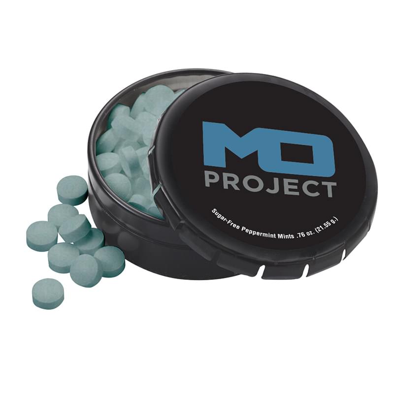 2 1/8" Large Round Push Tin with Mints