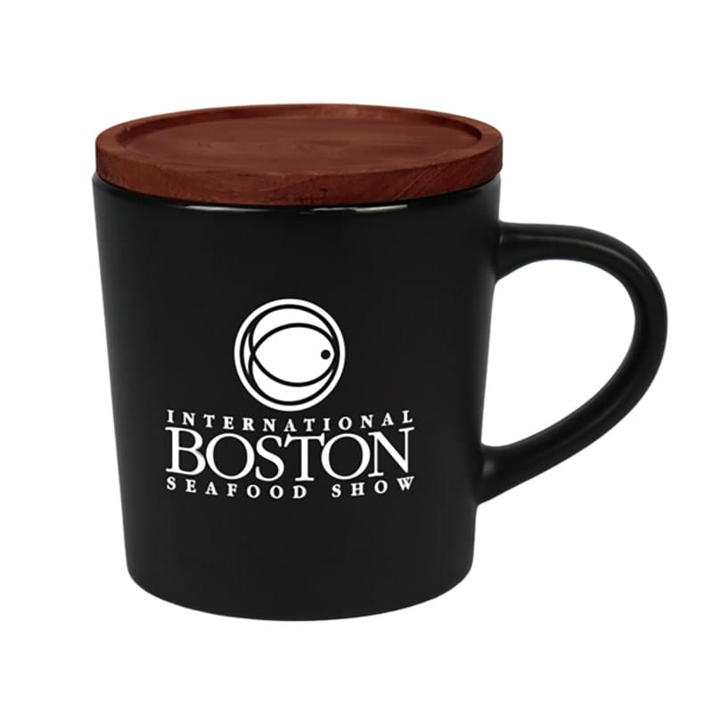 Little Rock 16oz Ceramic with Wood Lid