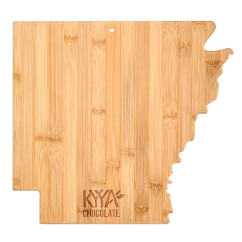 U.S. State Shaped Bamboo Cutting and Serving Boards
