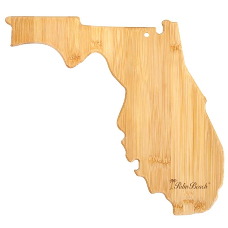 U.S. State Shaped Bamboo Cutting and Serving Boards