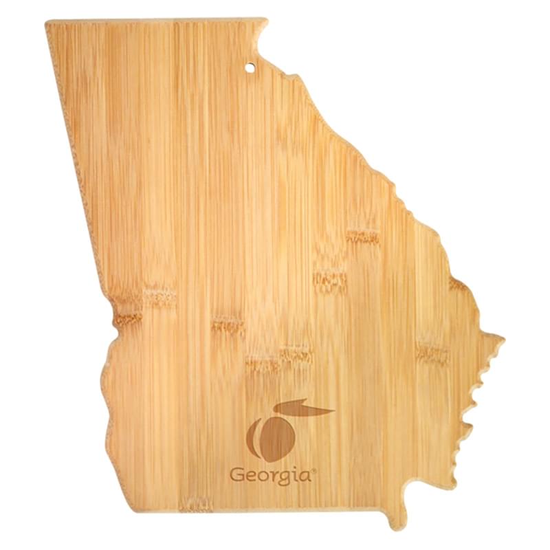 U.S. State Shaped Bamboo Cutting and Serving Boards