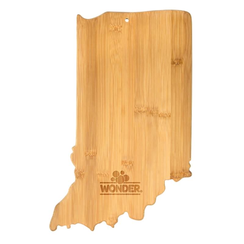 U.S. State Shaped Bamboo Cutting and Serving Boards