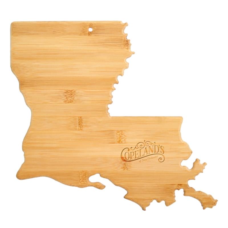U.S. State Shaped Bamboo Cutting and Serving Boards