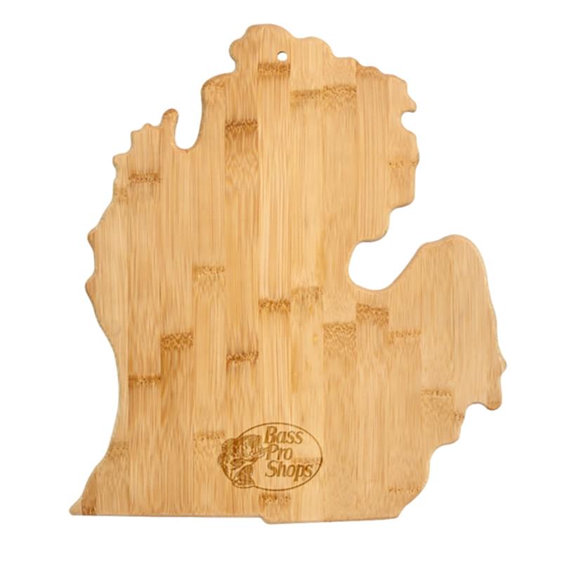 U.S. State Shaped Bamboo Cutting and Serving Boards