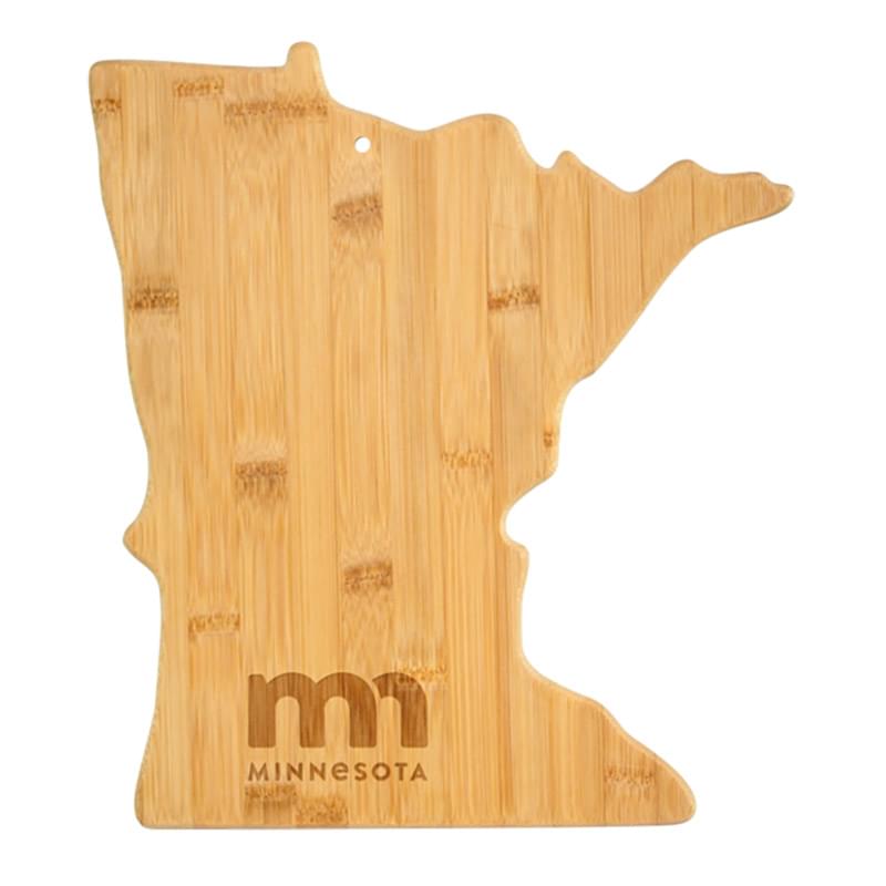 U.S. State Shaped Bamboo Cutting and Serving Boards