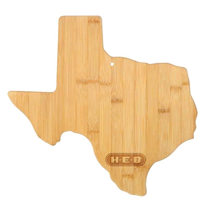U.S. State Shaped Bamboo Cutting and Serving Boards