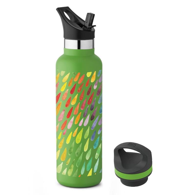 20 oz Basecamp Mesa Tundra Bottle with Screw Top and Flip-Top Straw Lid