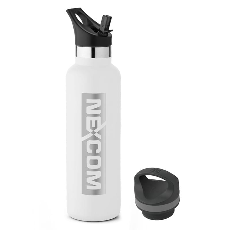 20 oz Basecamp Mesa Tundra Bottle with Screw Top and Flip-Top Straw Lid