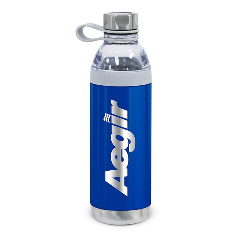 Dual Opening Stainless Steel Water Bottle - 20 Oz.