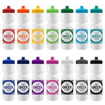 Cyclo-Cross 28oz Bike Bottle - White w/Push-Pull Lid