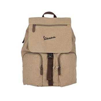 Double Barrel Canvas Backpack