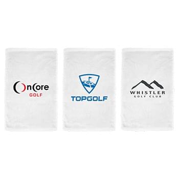Turkish Signature Midweight White Golf Towel