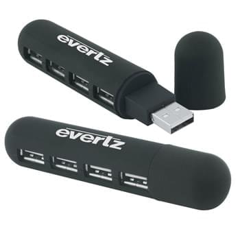Pocket-Sized 4-Port USB Hub